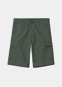 Carhartt WIP I028246 Regular cargo green rinsed shorts