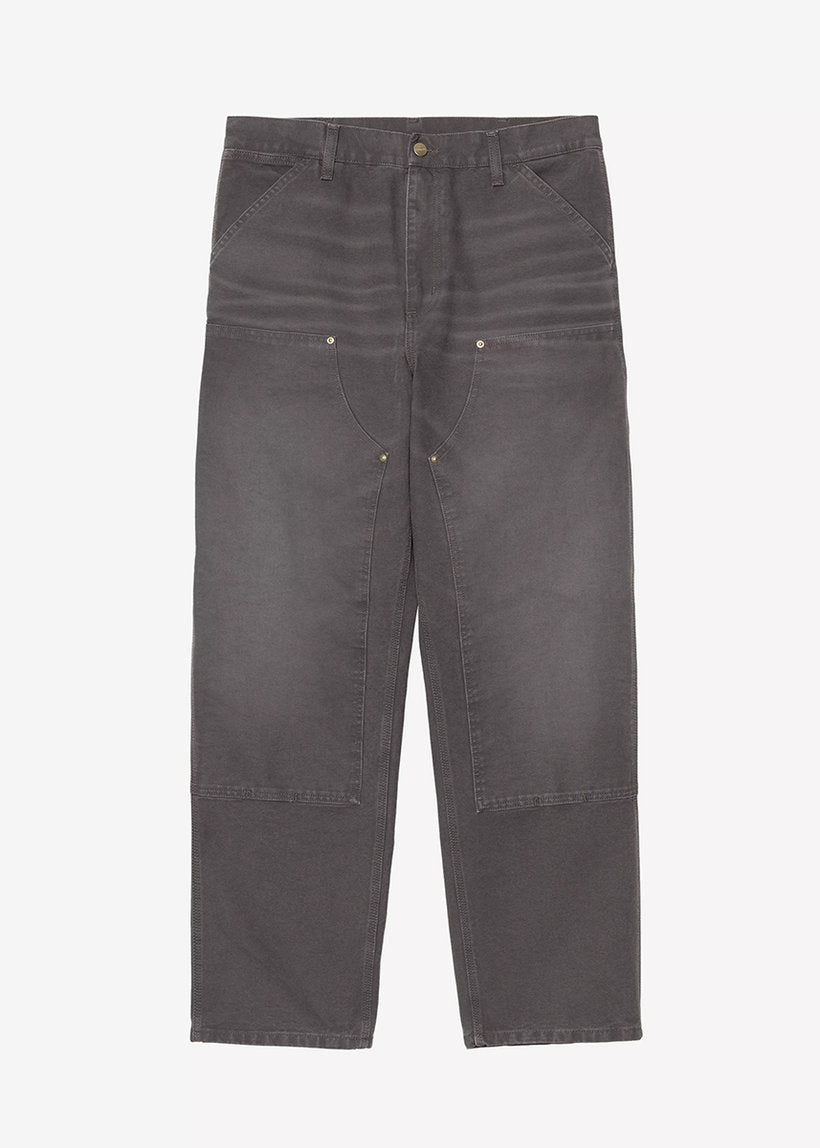 Carhartt WIP I034796 Double Knee graphite stone canvas pants