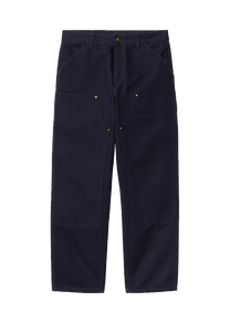 Carhartt WIP I031501 Double Knee dark navy canvas pants