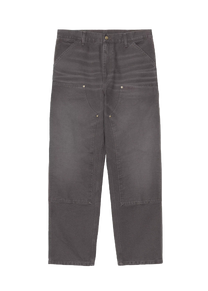 Carhartt WIP I034796 Double Knee graphite stone canvas pants