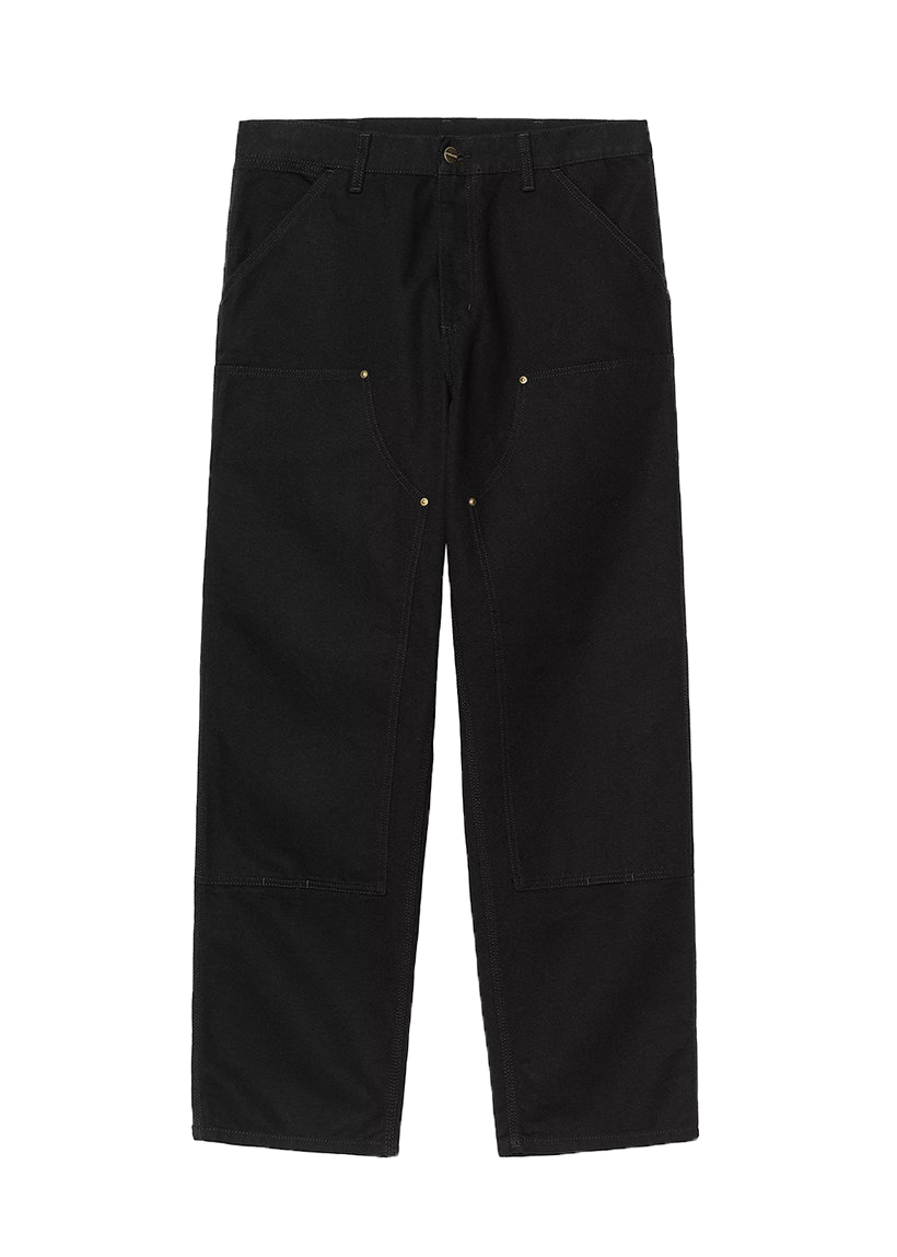 Carhartt WIP I031501 Double Knee black rinsed pants
