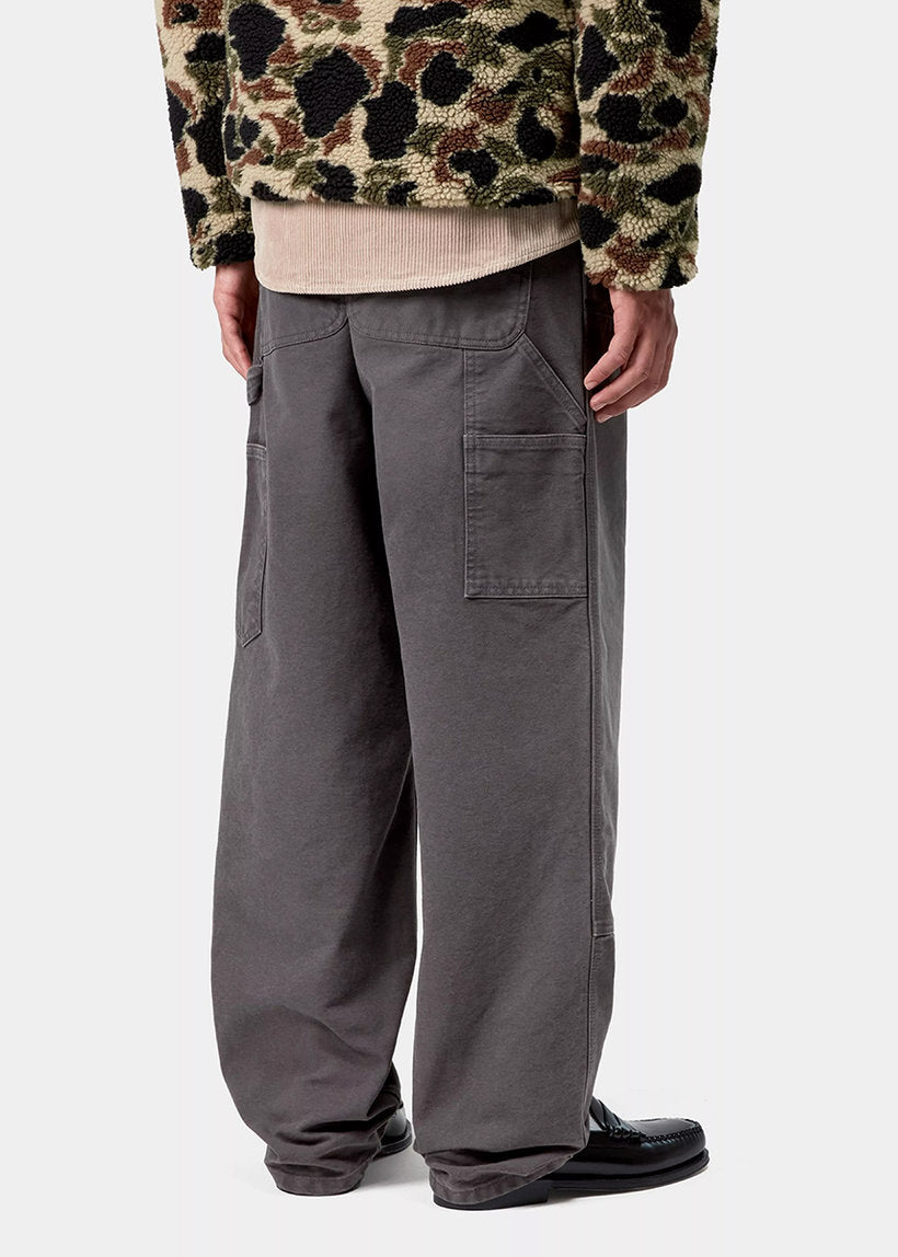 Carhartt WIP I034796 Double Knee graphite stone canvas pants