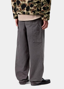 Carhartt WIP I034796 Double Knee graphite stone canvas pants