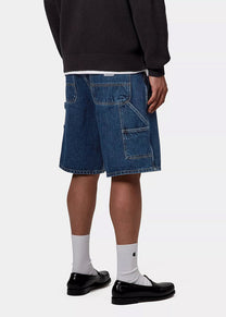 Carhartt WIP I034867 Double Knee blue stone washed shorts