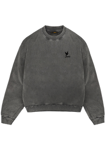 DM Jeans Big Bird washed grey sweatshirt