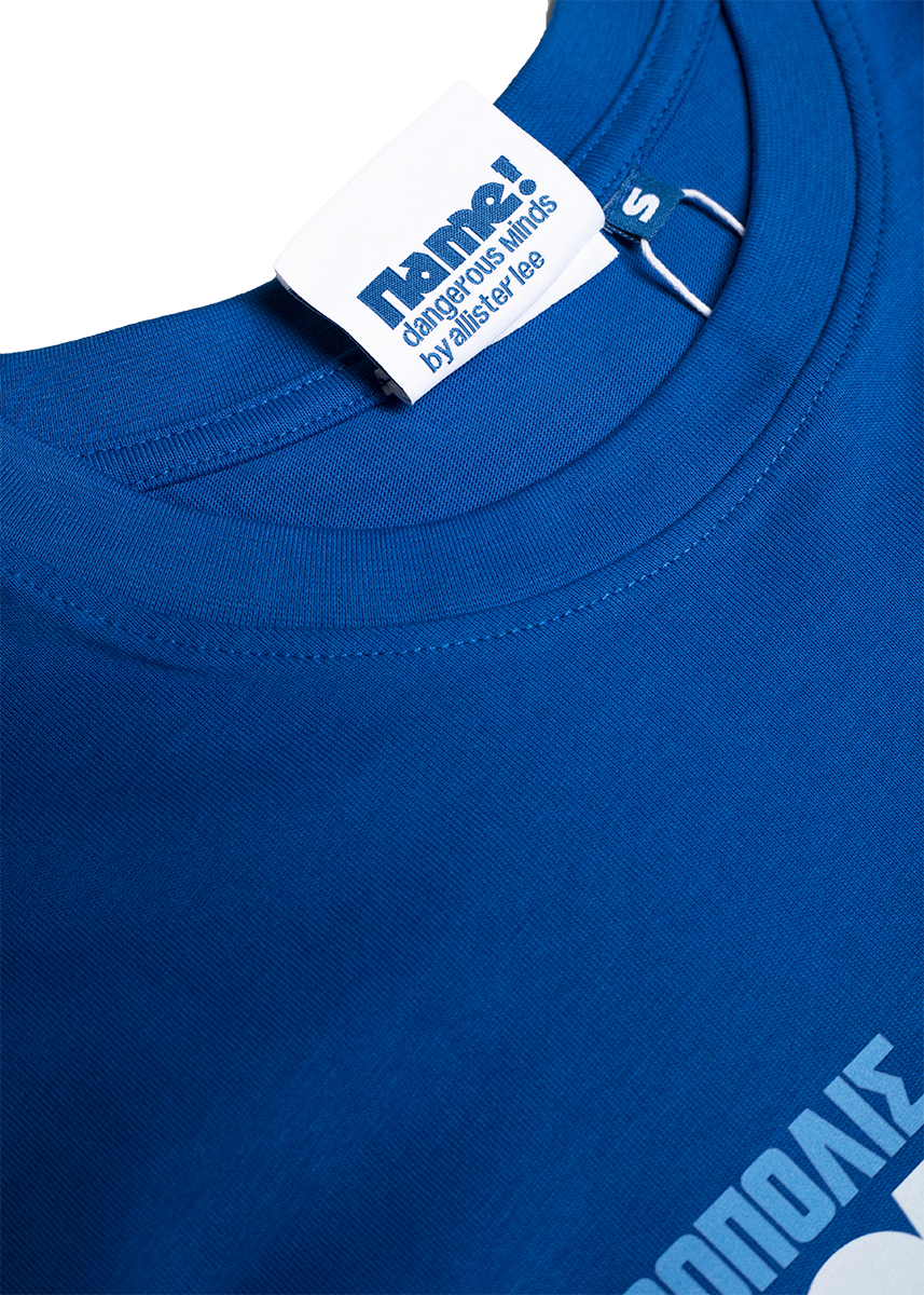 Dangerous Minds Akropolis by Allister Lee blue tee