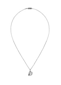 Twojeys D silver necklace