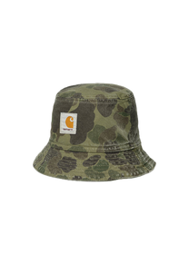 Carhartt WIP I034248 Duck camo duck/office green bucket hat