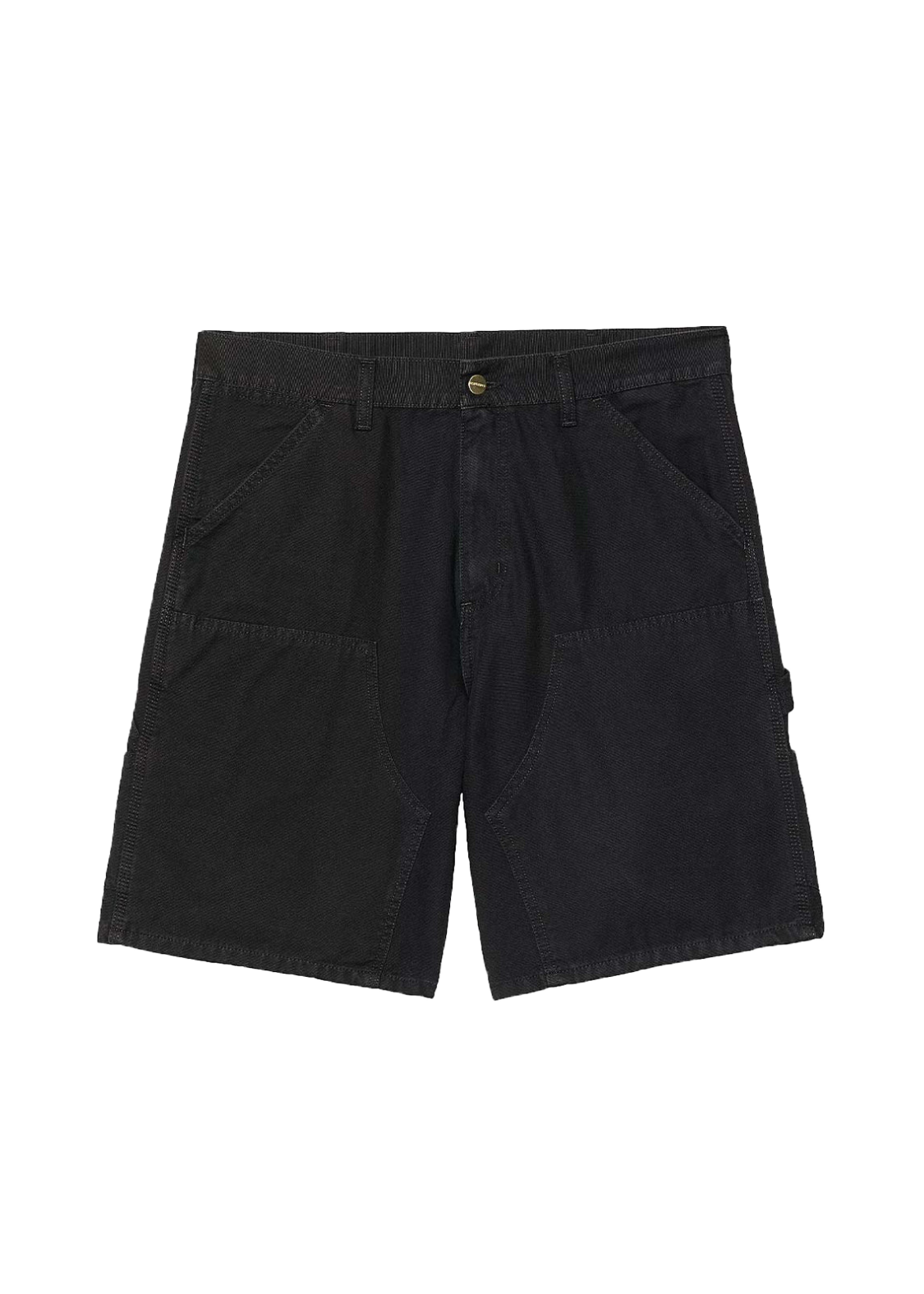 Carhartt WIP I034793 Double Knee black stone washed shorts