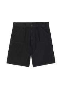 Carhartt WIP I034793 Double Knee black stone washed shorts