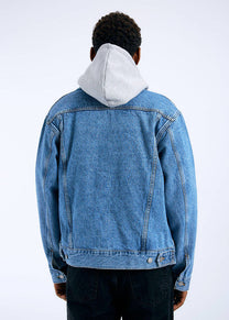Dr Denim Joey Retro stream sky trucker jacket