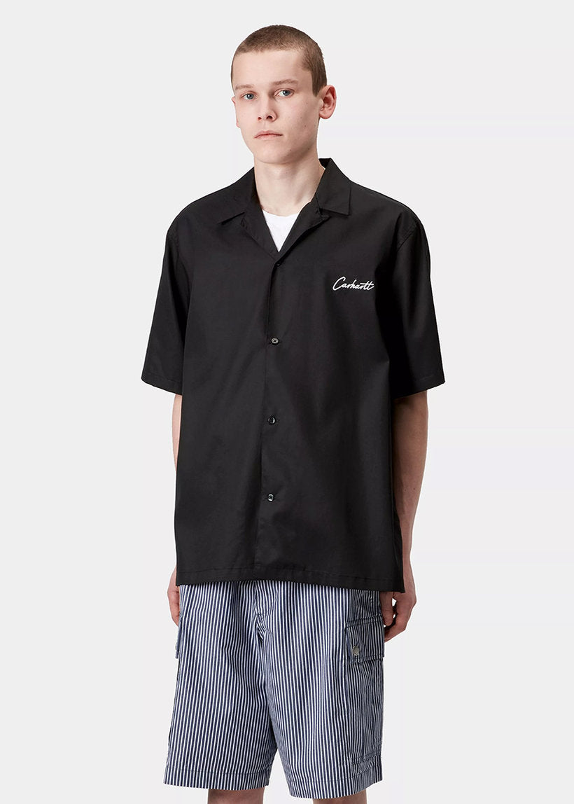 Carhartt WIP I031465 S/S Delray black/white shirt