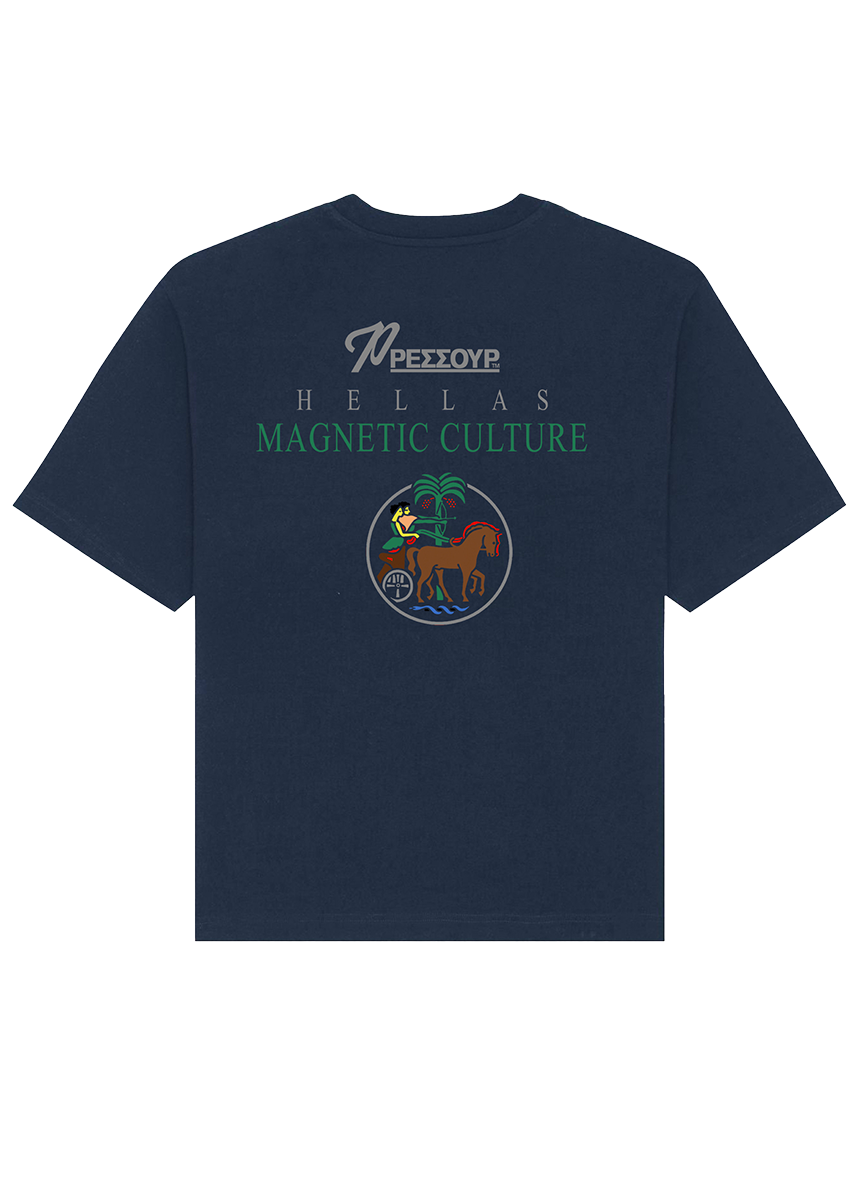 Pressure Hellas Horse navy tshirt