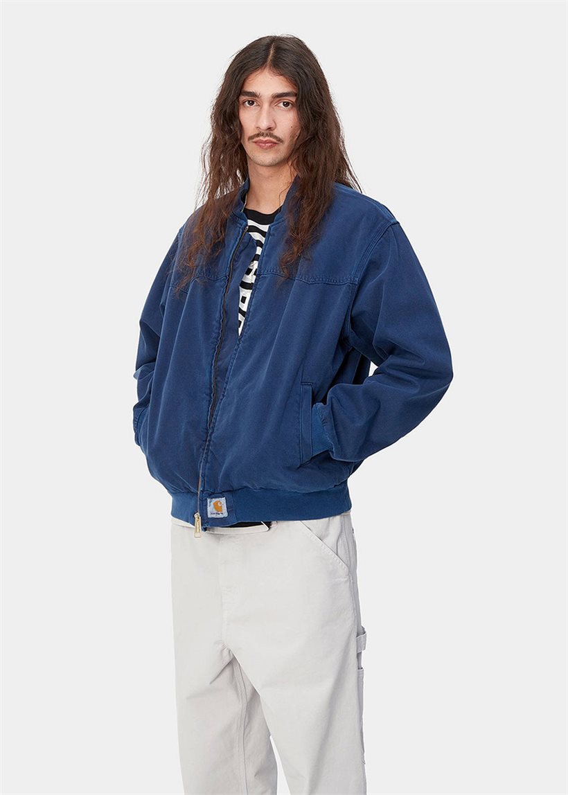 Carhartt WIP I033111 OG Santa Fe elder stone dyed bomber