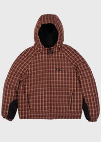 FUC brown flannel puffer