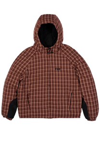 FUC brown flannel puffer