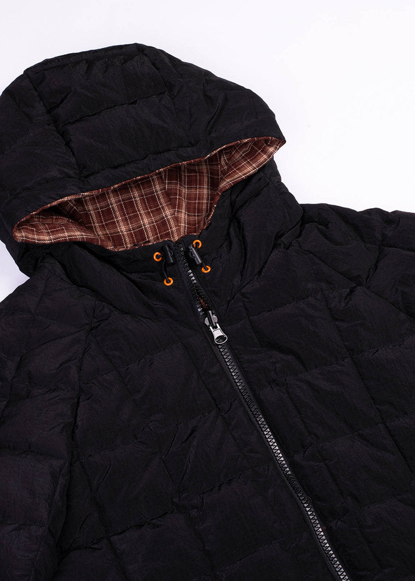 FUC brown flannel puffer