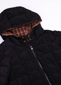 FUC brown flannel puffer
