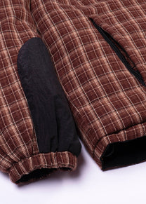 FUC brown flannel puffer
