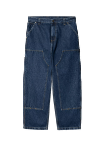 Carhartt WIP I032106 Nash Double Knee blue stone washed pants