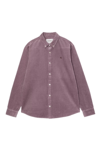 Carhartt WIP I029958 Madison phlox/phlox corduroy L/S shirt