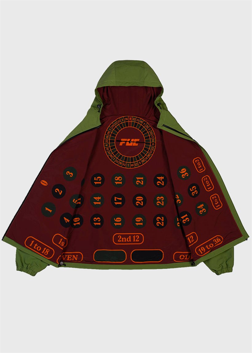 FUC Roulette green jacket