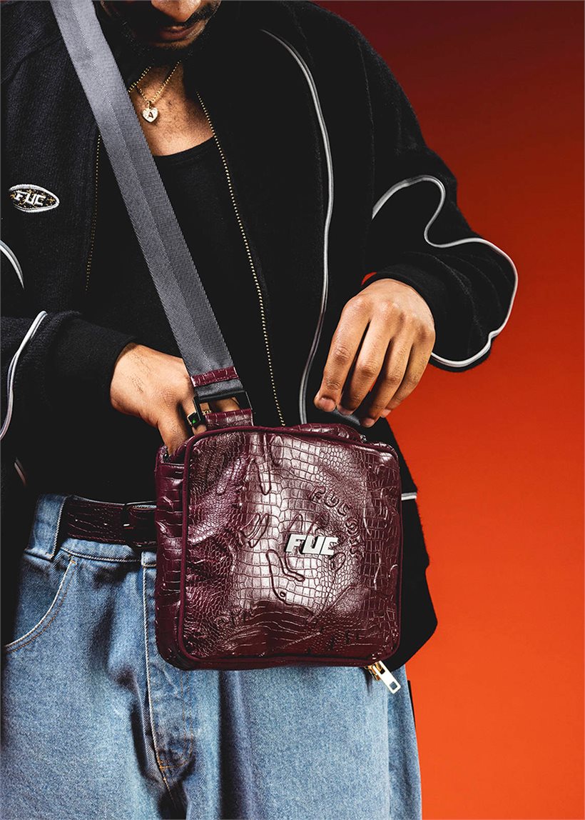 FUC FO red shoulder bag