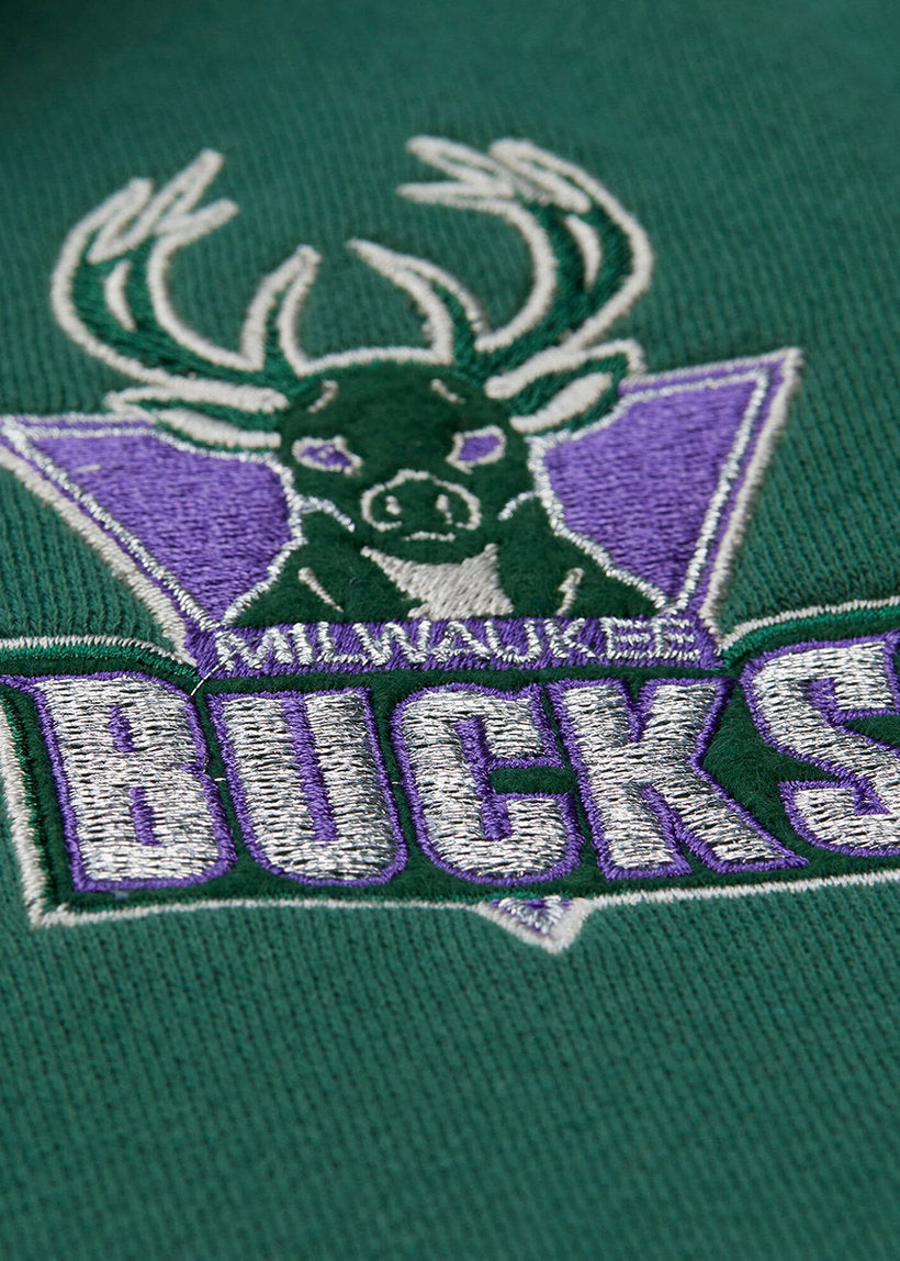 Mitchell &amp; Ness NBA Courtside Bucks vintage green fleece