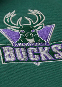 Mitchell &amp; Ness NBA Courtside Bucks vintage green fleece