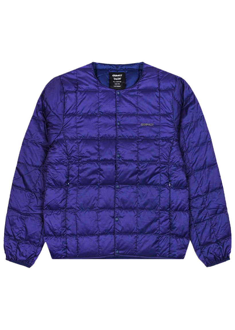 Gramicci G3FU-J101 Inner Down night purple jacket