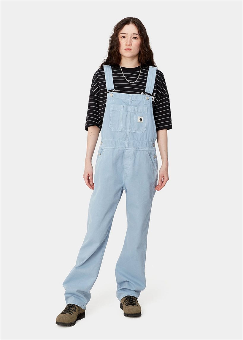 Carhartt WIP I033138 W' Garrison Bib frosted blue stone dyed