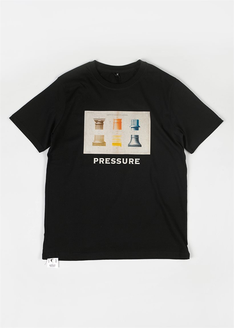 Pressure Black Greek Build tee