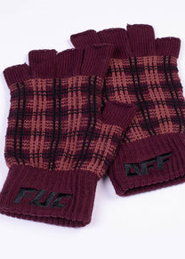 FUC brown flannel gloves