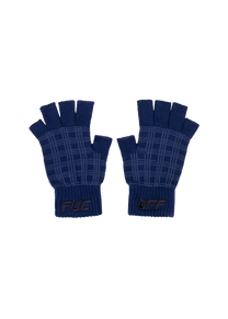 FUC blue flannel gloves
