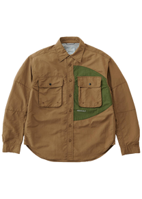 Gramicci G5SM-J038 Brentwood coyote nylon shirt