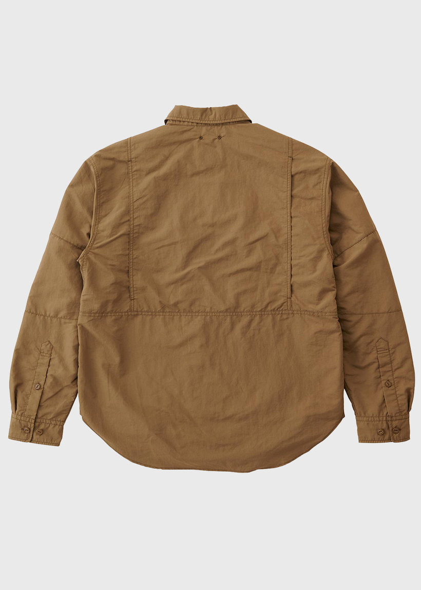 Gramicci G5SM-J038 Brentwood coyote nylon shirt
