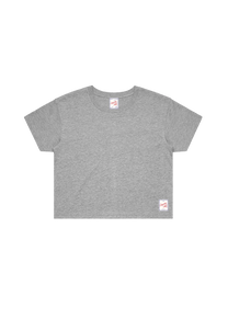 Dangerous Minds Basic Line W' grey crop top