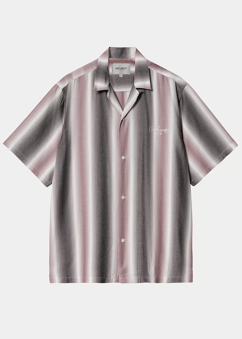 Carhartt WIP I034540 S/S Dashner graphite white shirt