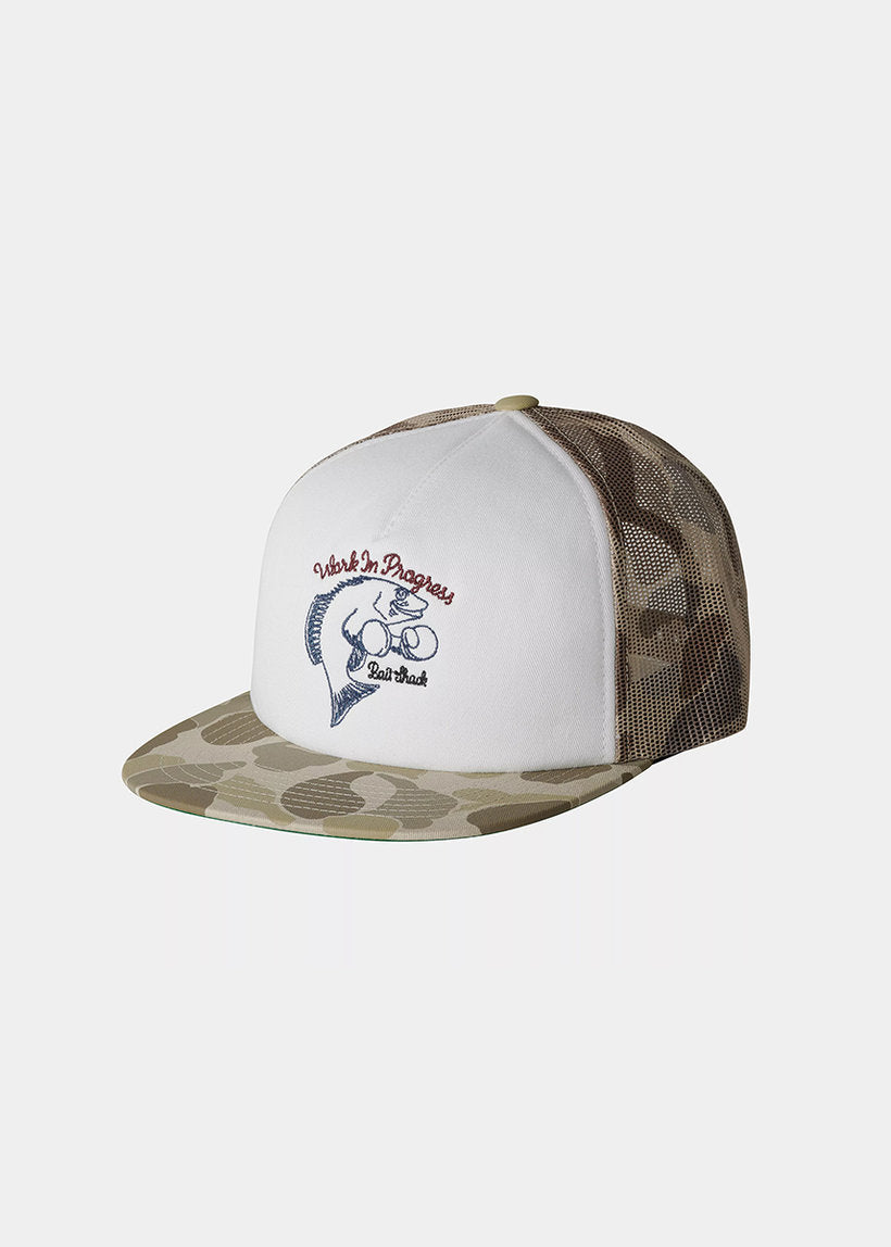 Carhartt WIP I034750 Graphic camo duck/desert white trucker cap