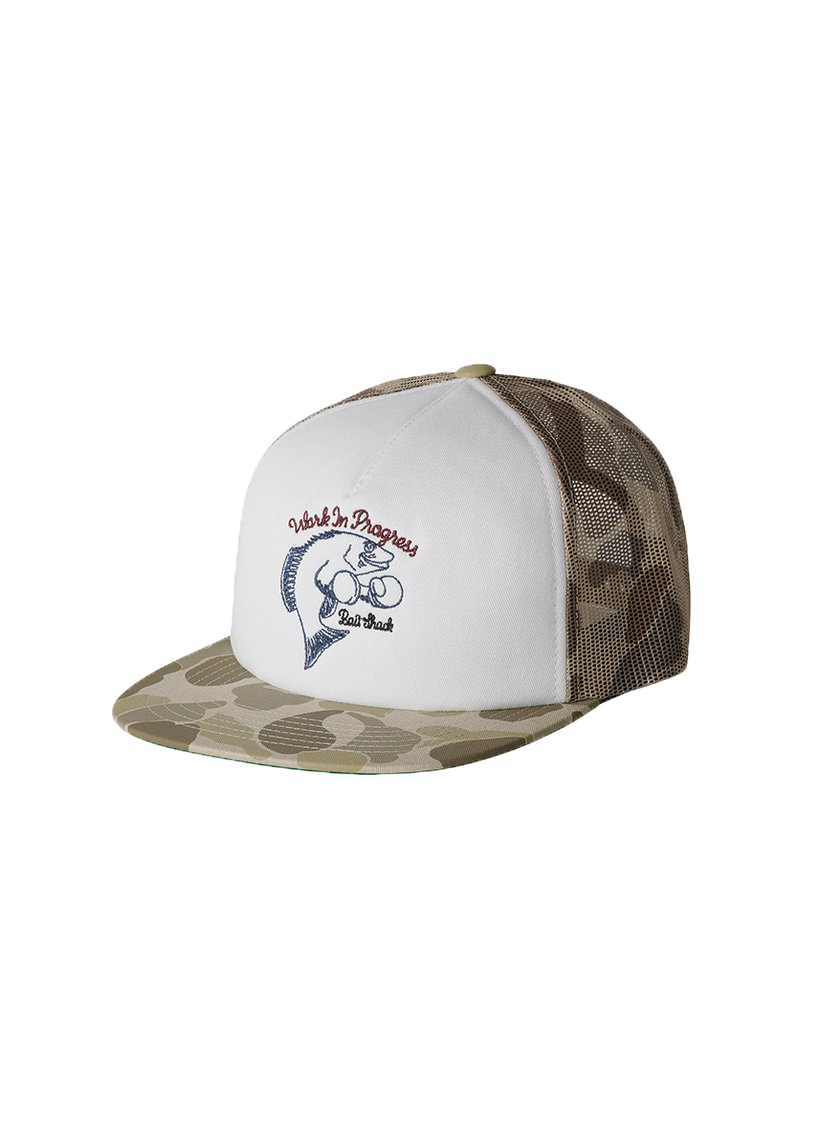 Carhartt WIP I034750 Graphic camo duck/desert white trucker cap