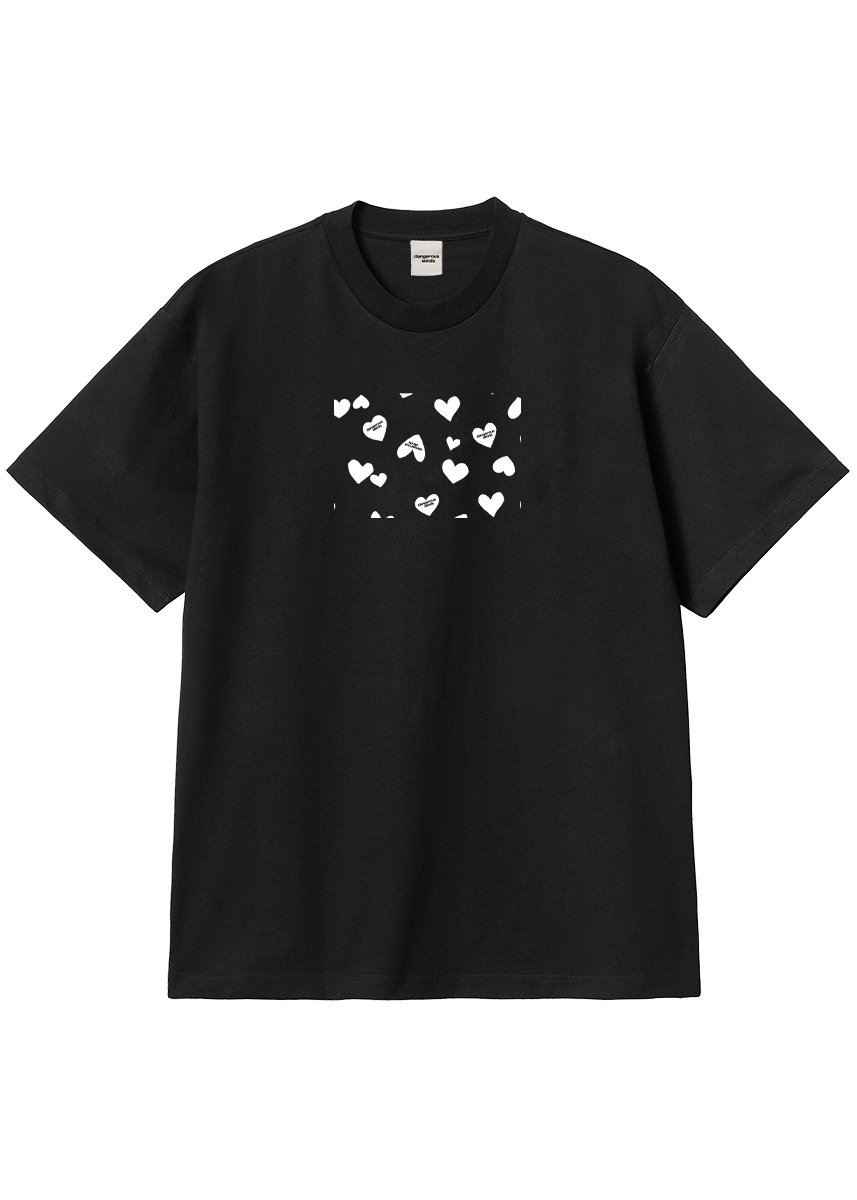 Dangerous Minds Heart Frame black tshirt