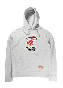 Mitchell &amp; Ness NBA Team Logo Heat hoodie grey