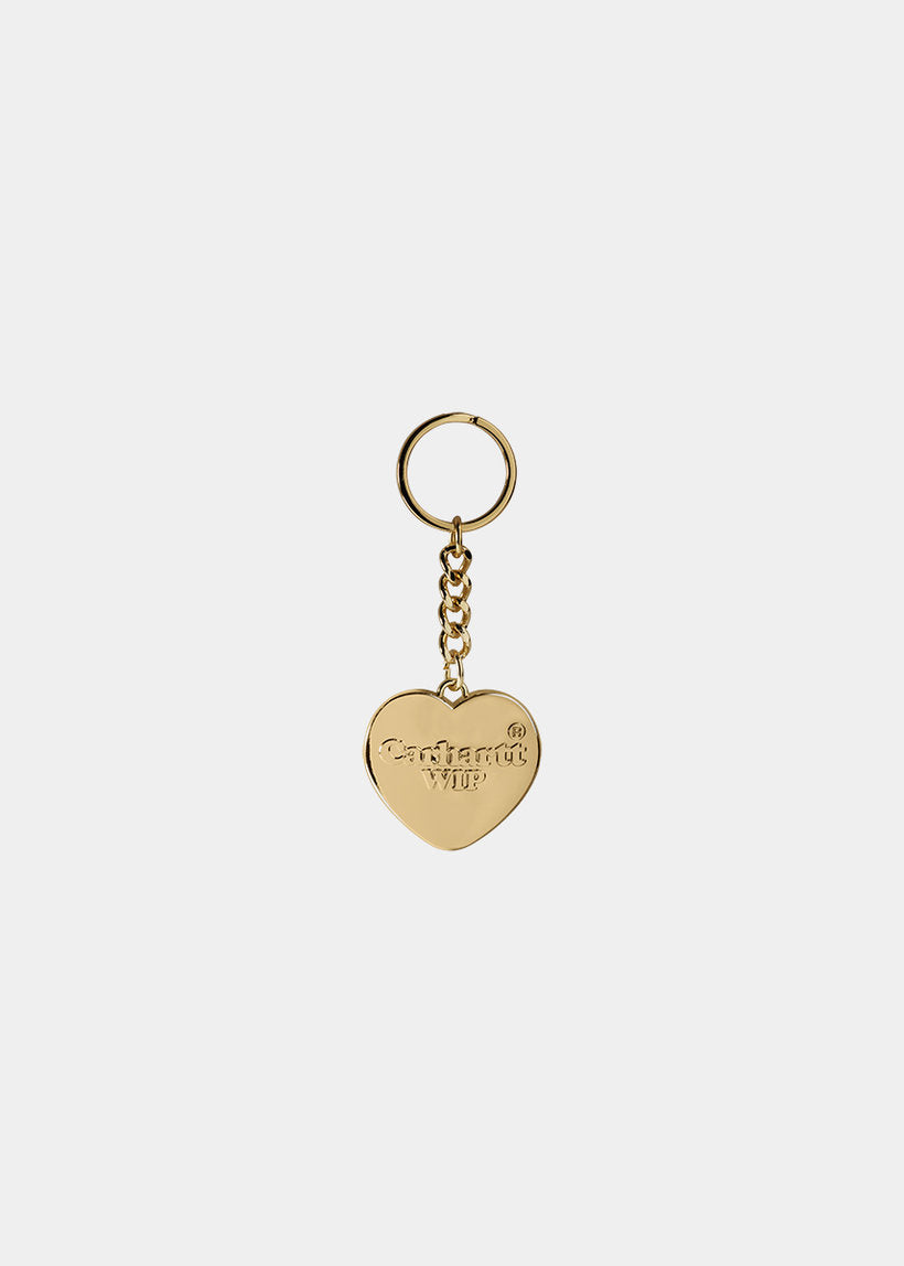 Carhartt WIP I034903 Heart gold keychain