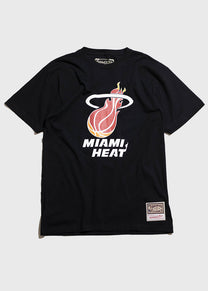 Mitchell &amp; Ness NBA Team Logo Miami Heat tee