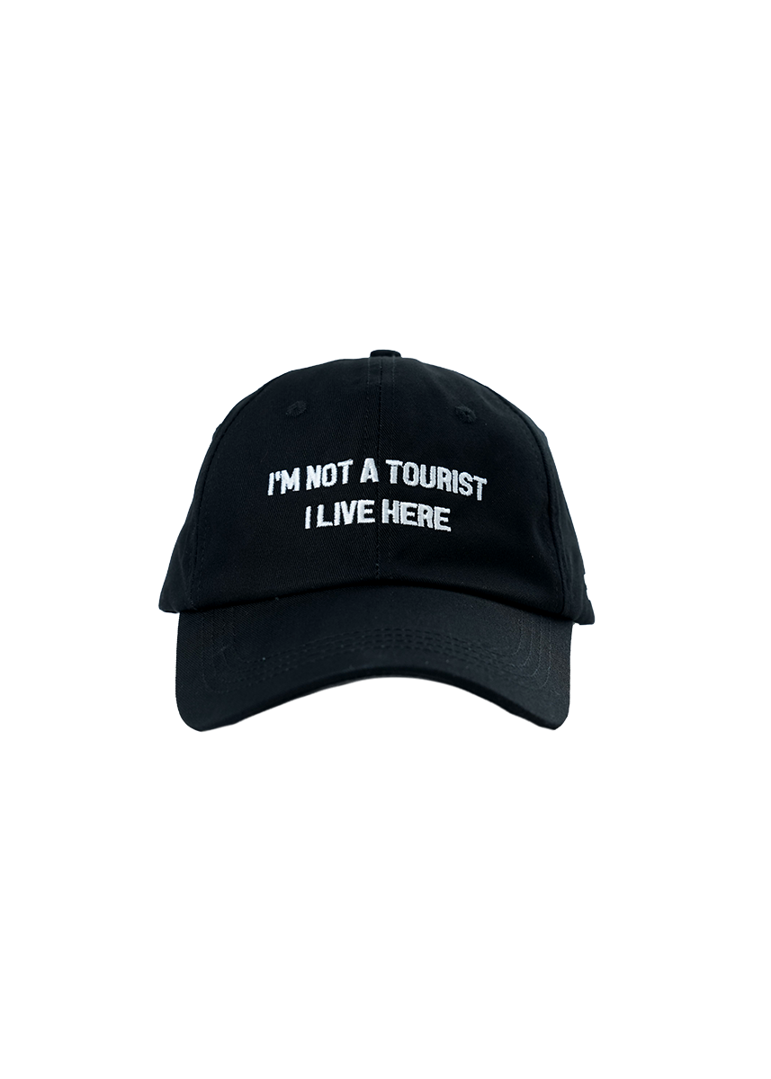 Dangerous minds Im not a tourist cap black