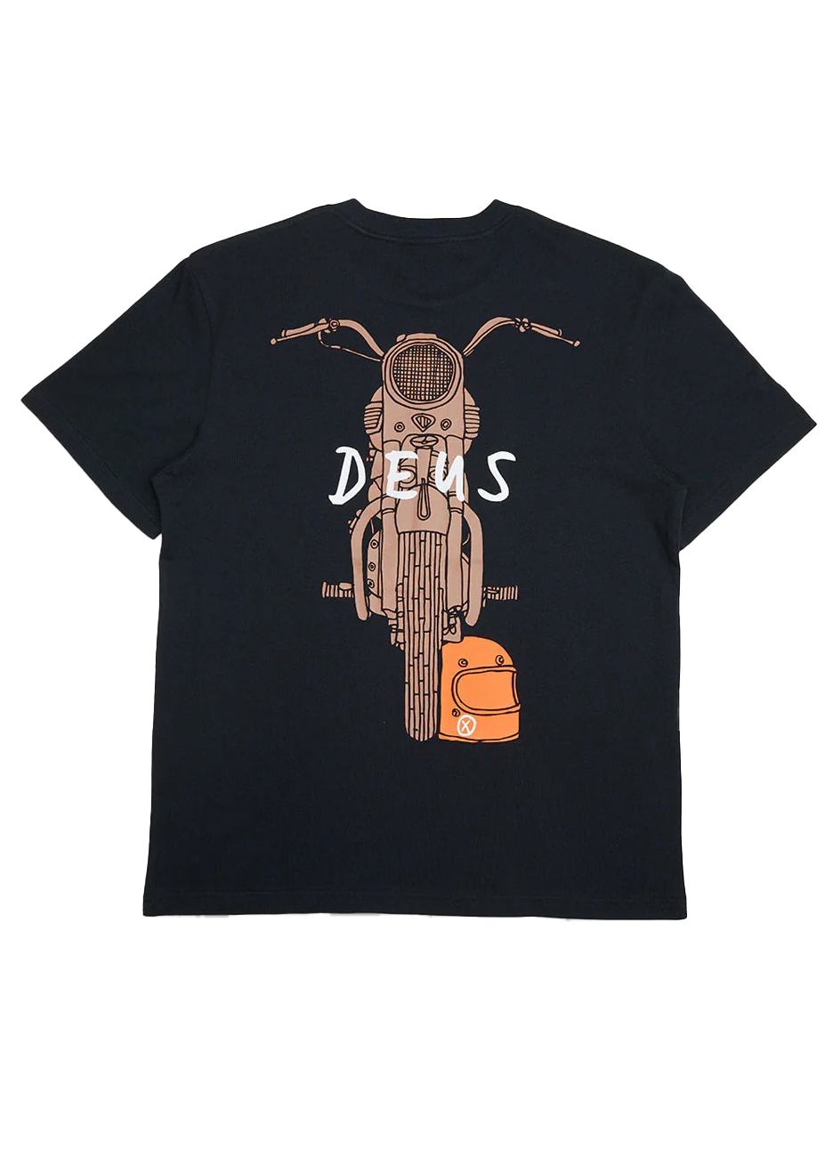 Deus Ex Machina Frontage black tshirt