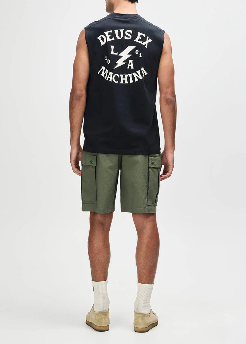 Deus Ex Machina chinook muscle tee black