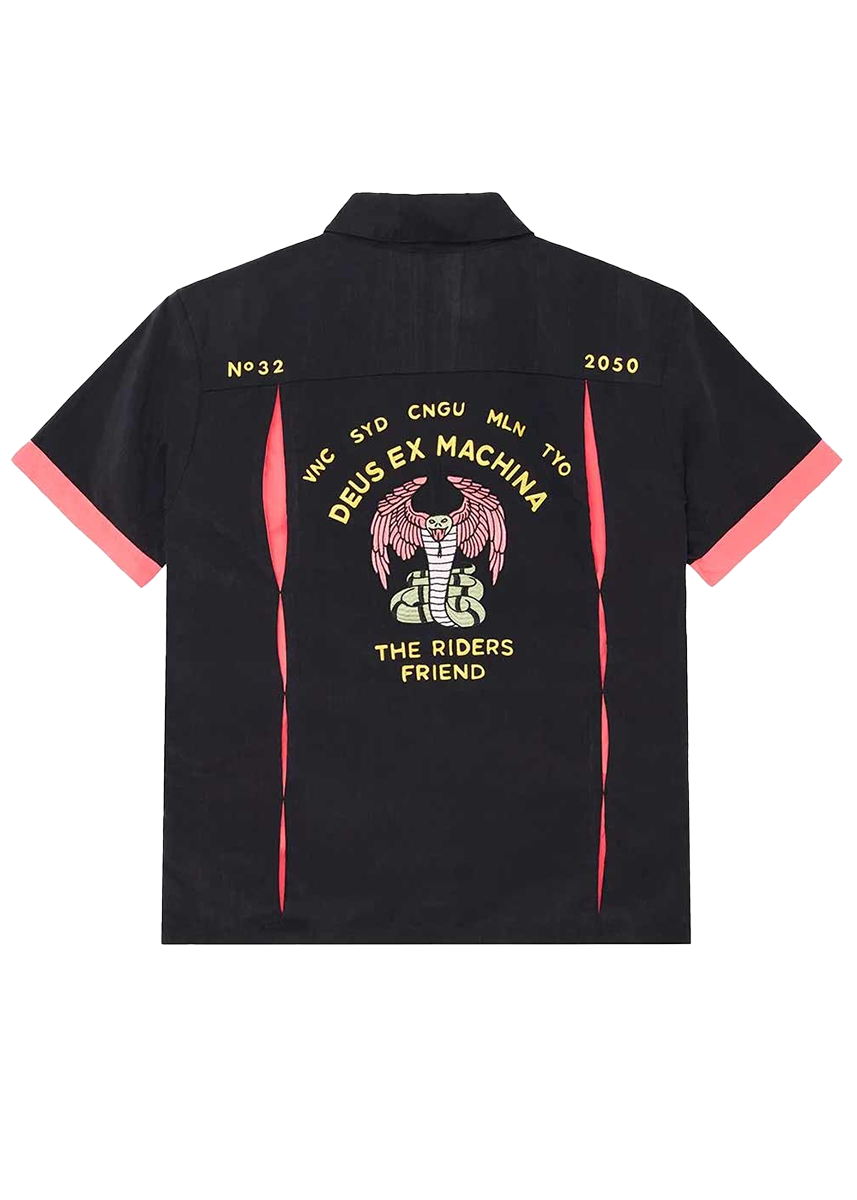 Deus Ex Machina Hisssterical bowling shirt