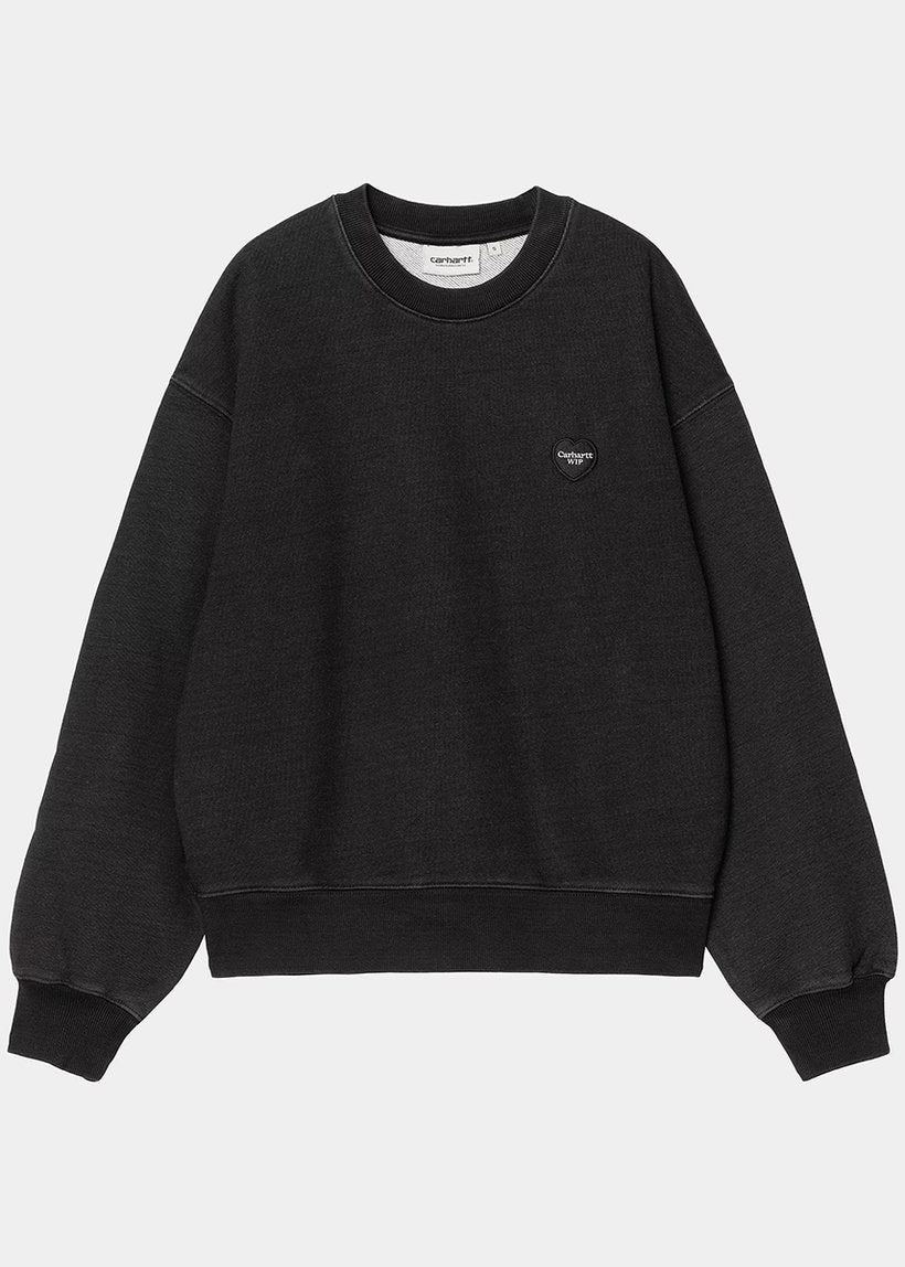 Carhartt WIP I034677 W' Ingo black garment dyed sweat