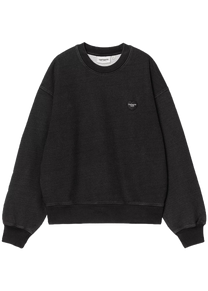 Carhartt WIP I034677 W' Ingo black garment dyed sweat